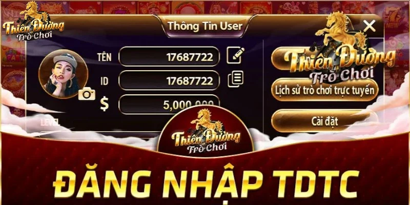 Ảnh minh họa trải nghiệm người dùng đăng nhập tdtc dễ dàng